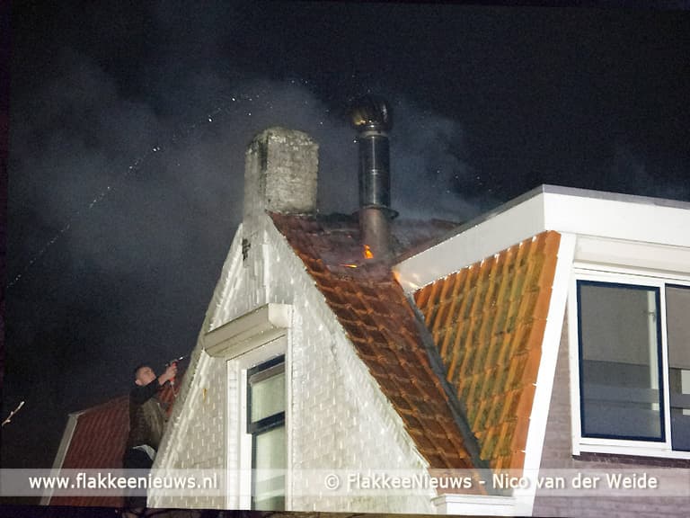Brand in woning Marietjespad Middelharnis