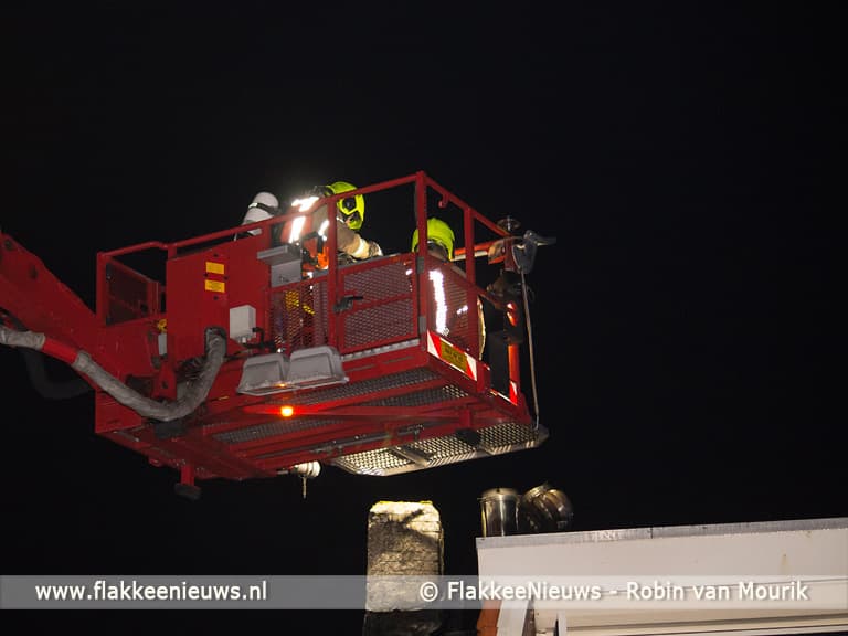 Brand in woning Marietjespad Middelharnis