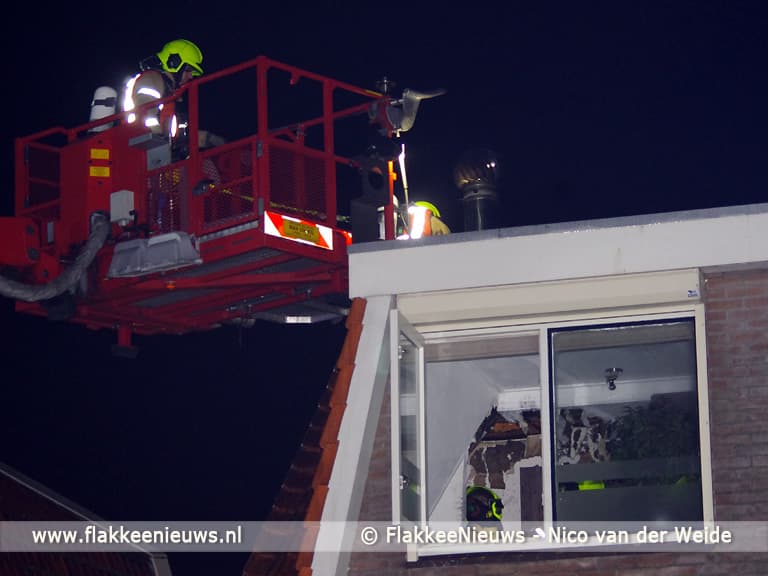 Brand in woning Marietjespad Middelharnis