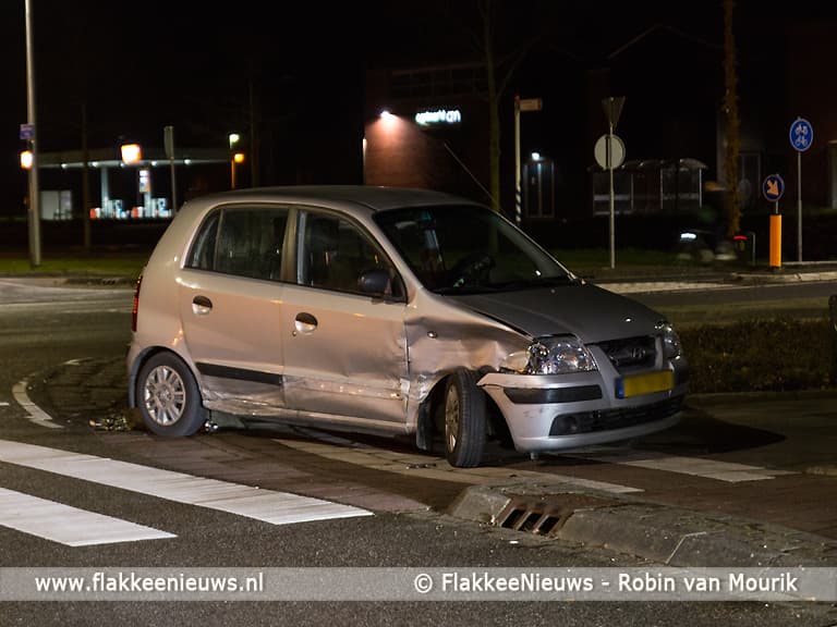 Ongeval met personenwagens in Middelharnis