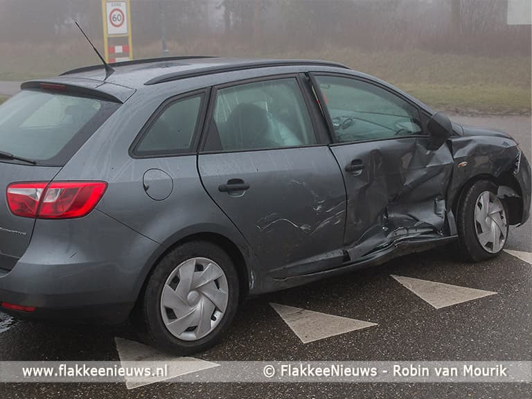 Twee ongevallen met gewonden in dichte mist