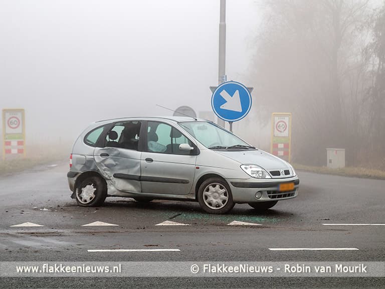 Twee ongevallen met gewonden in dichte mist