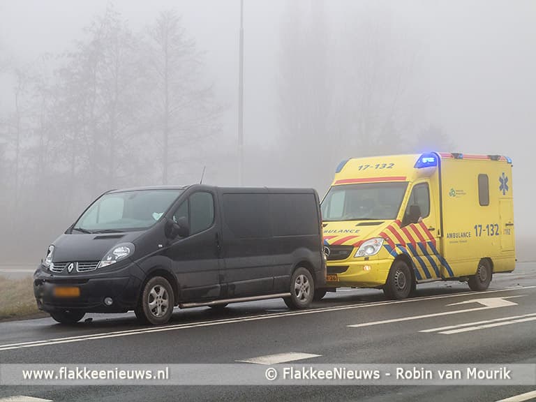 Twee ongevallen met gewonden in dichte mist