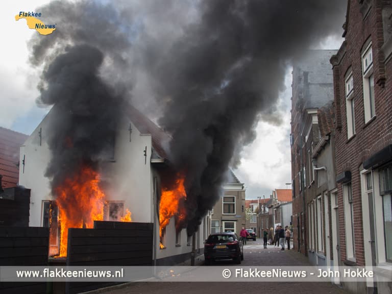 Grote brand in Ooltgensplaat