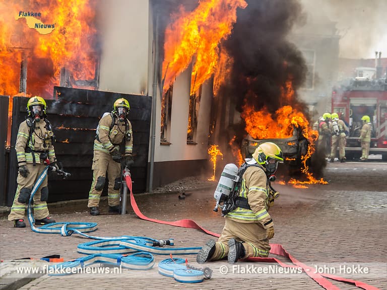 Grote brand in Ooltgensplaat