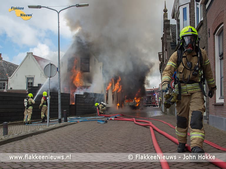 Grote brand in Ooltgensplaat