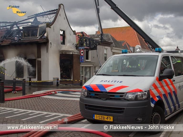 Grote brand in Ooltgensplaat