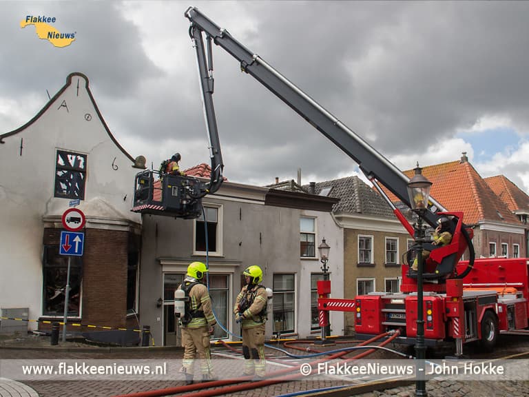 Grote brand in Ooltgensplaat