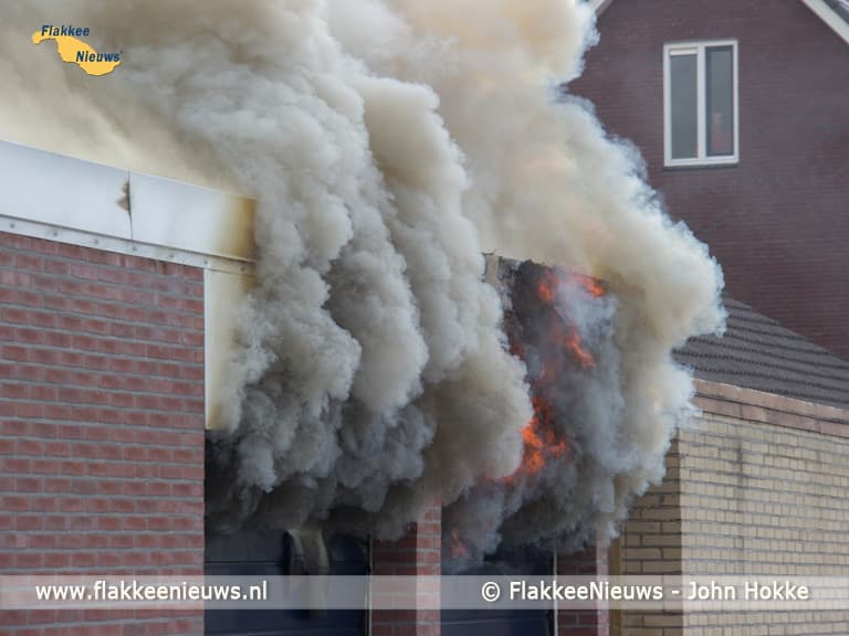 Brand in schuur Ooltgensplaat