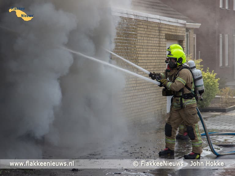 Brand in schuur Ooltgensplaat