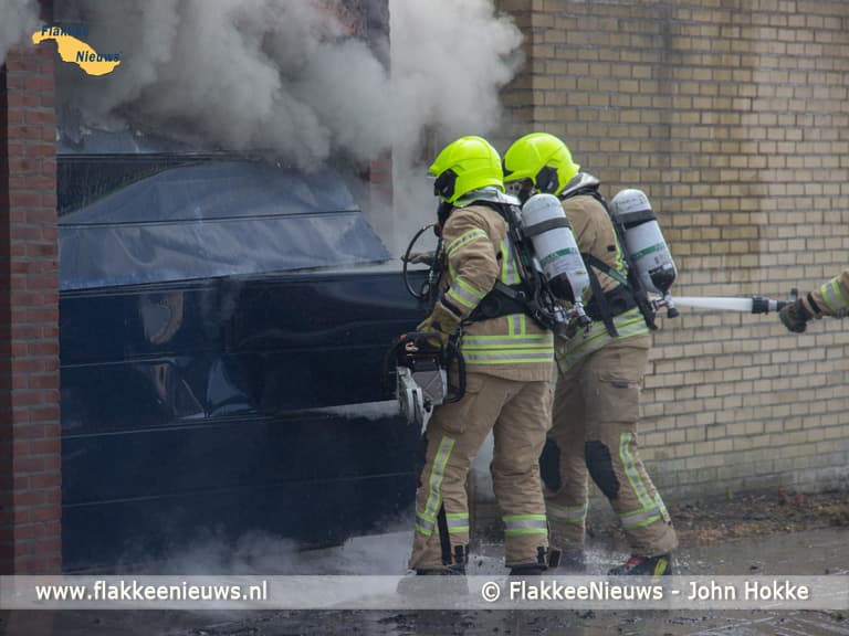 Brand in schuur Ooltgensplaat
