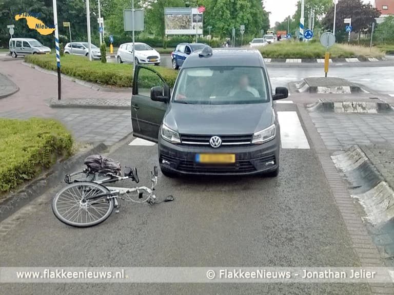 Ongeval met fiets in Middelharnis