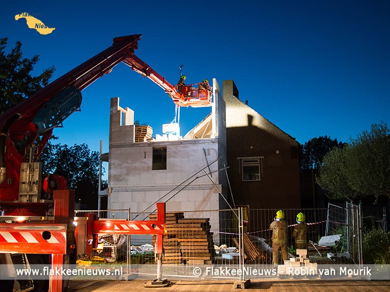 Randbeveiliging los door harde wind