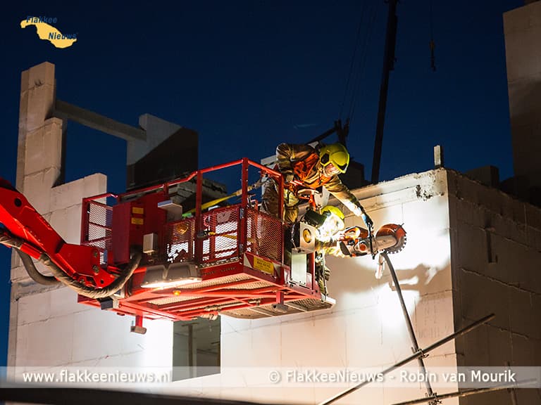 Randbeveiliging los door harde wind