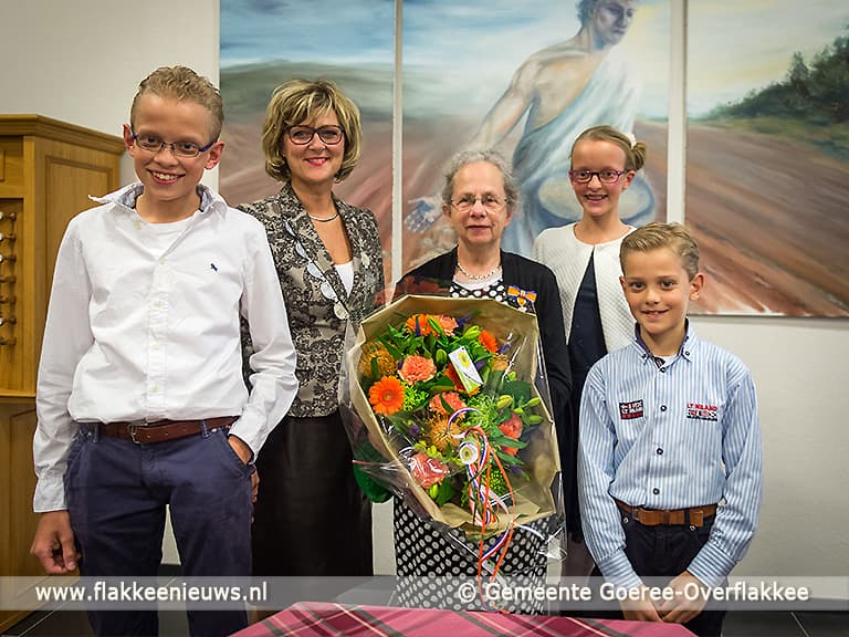 Mevrouw De Klerk-Vink ontvangt Koninklijke onderscheiding