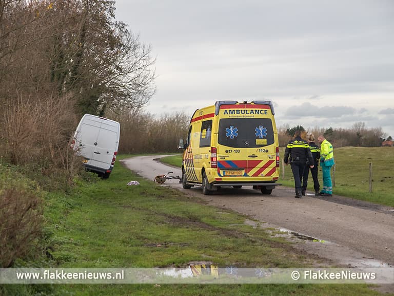 Traumaheli vliegt voor ongeval met fiets