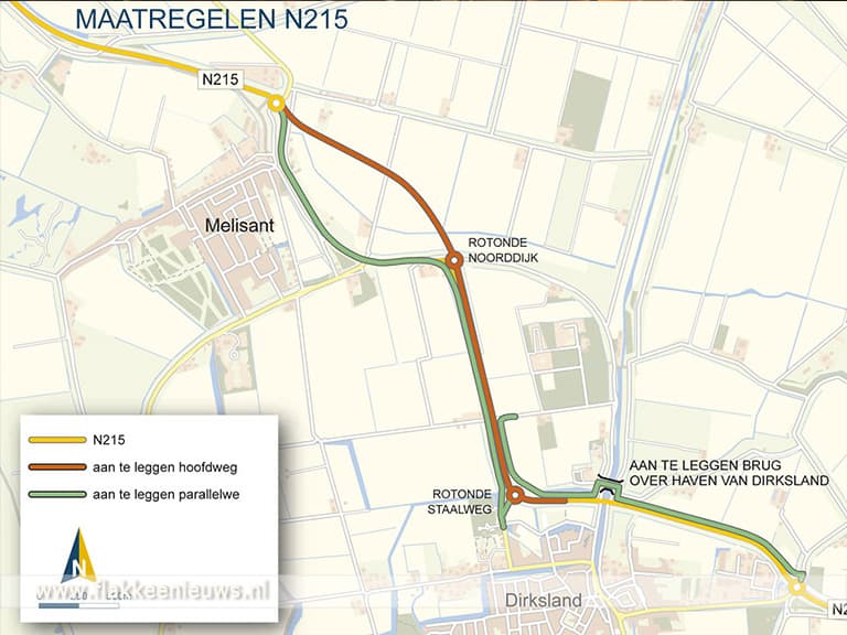 Provincie bevestigt belang werkzaamheden N215