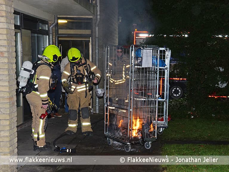 Brand in appartementencomplex Dirksland