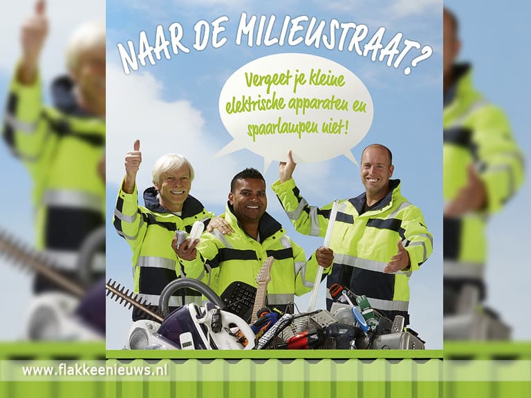 Gratis spel en kans op sponsorcheque tijdens inleveractie milieustraten Goeree-Overflakkee