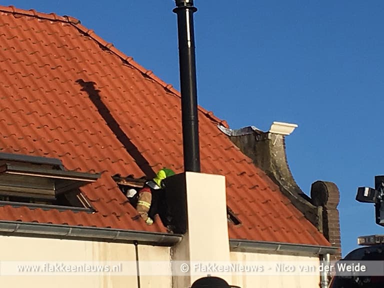 Brand aan de Kaai in Oude-Tonge