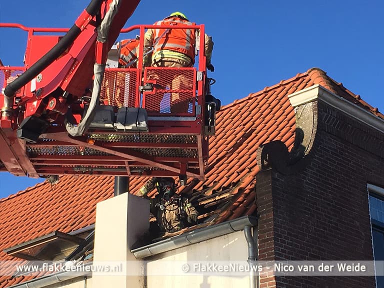 Brand aan de Kaai in Oude-Tonge