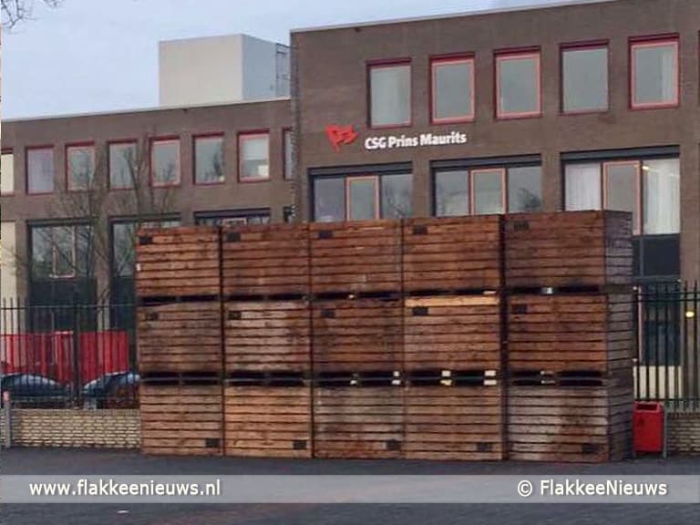 Examenstunt Prins Maurits loopt uit de hand en stormbaan bij RGO Middelharnis