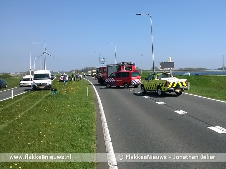 Vertraging op N59 vanuit Zeeland door ongeval