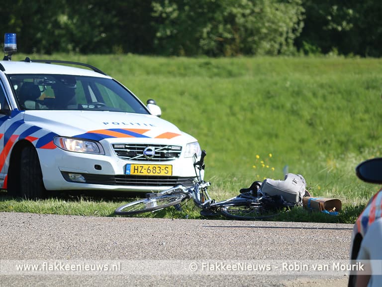 Ongeval met busje en fietser bij Nieuwe-Tonge