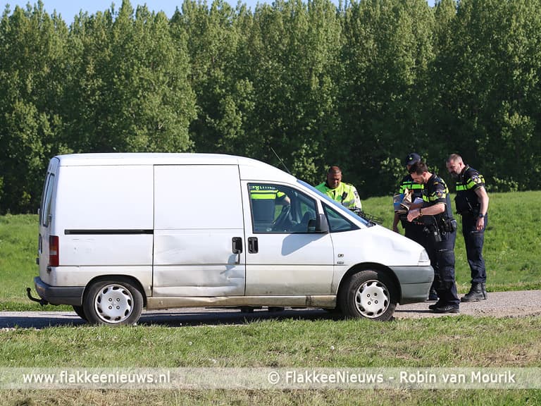 Ongeval met busje en fietser bij Nieuwe-Tonge