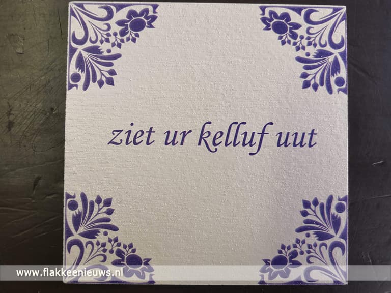 Joe oentekringe, Flakkeese uutdruksels op onderzetters