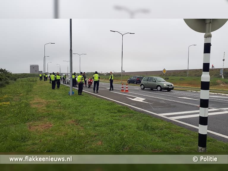 Verkeerscontrole Brouwersdam