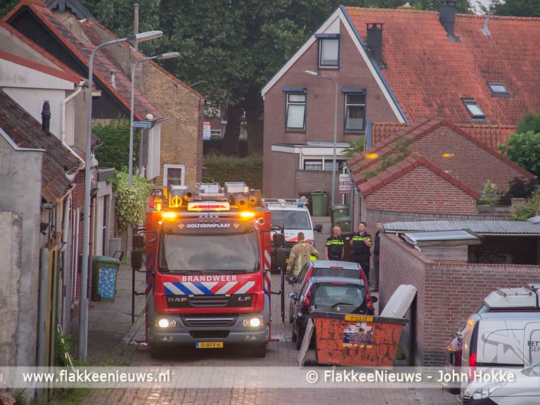 Brand in woning Ooltgensplaat