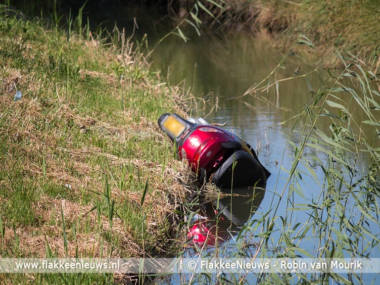 Traumaheli vliegt voor ongeval met brommer