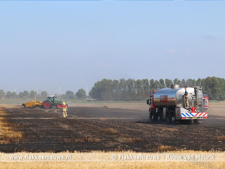 Brandweer Goeree-Overflakkee druk met natuurbranden