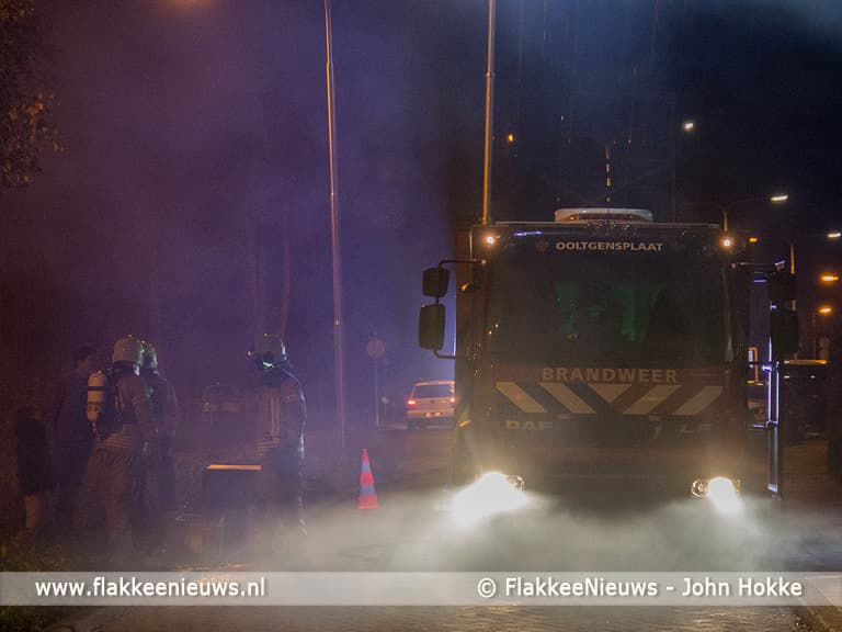 Schoorsteenbrand in Ooltgensplaat