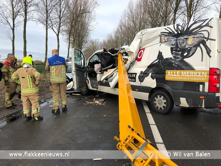 Gewonden door losgeslagen lading op N57