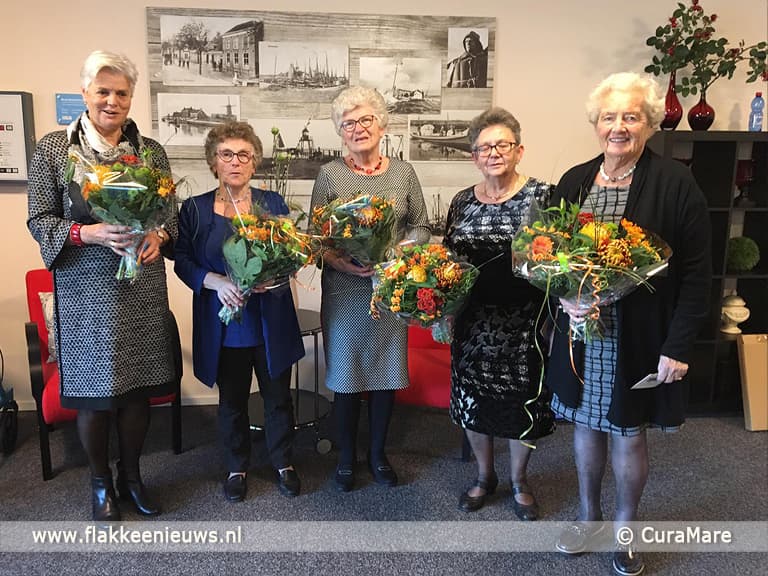 Jubilerende vrijwilligers in Het Spectrum