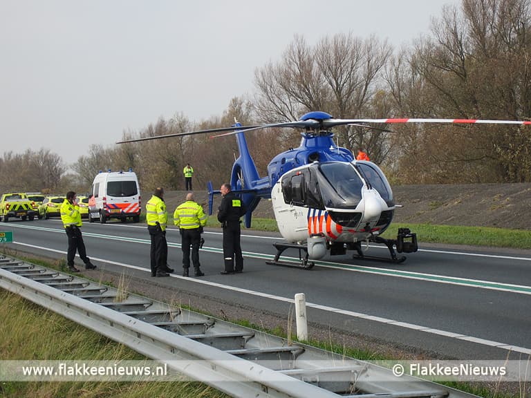 Ongeval met beknelling op N59 Hellegatsplein