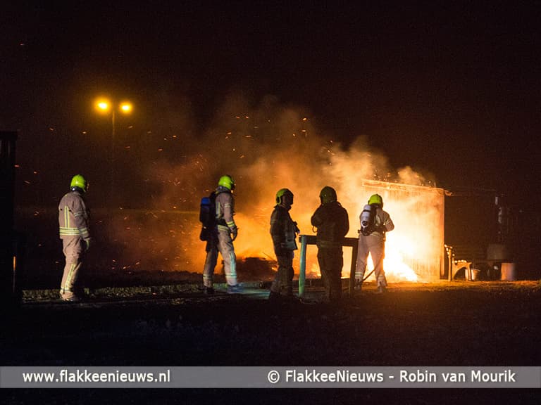 Schuurtje in brand, politie zoekt getuigen