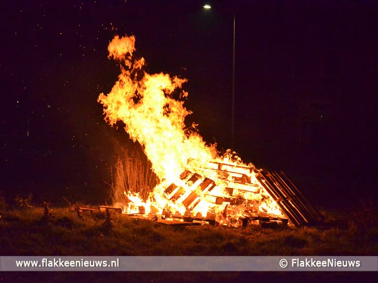Goeree-Overflakkee start 2019 met vreugdevuren