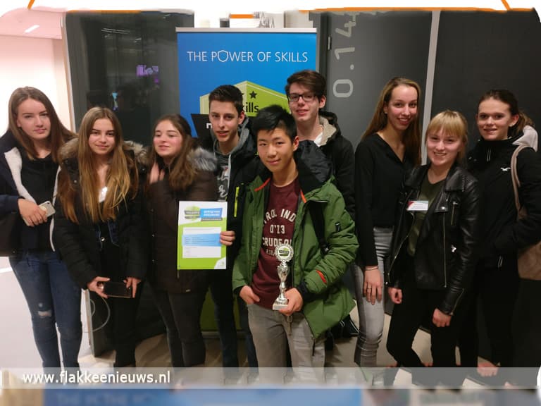 RGO-leerlingen, kanjers van de Skills Talents-wedstrijden