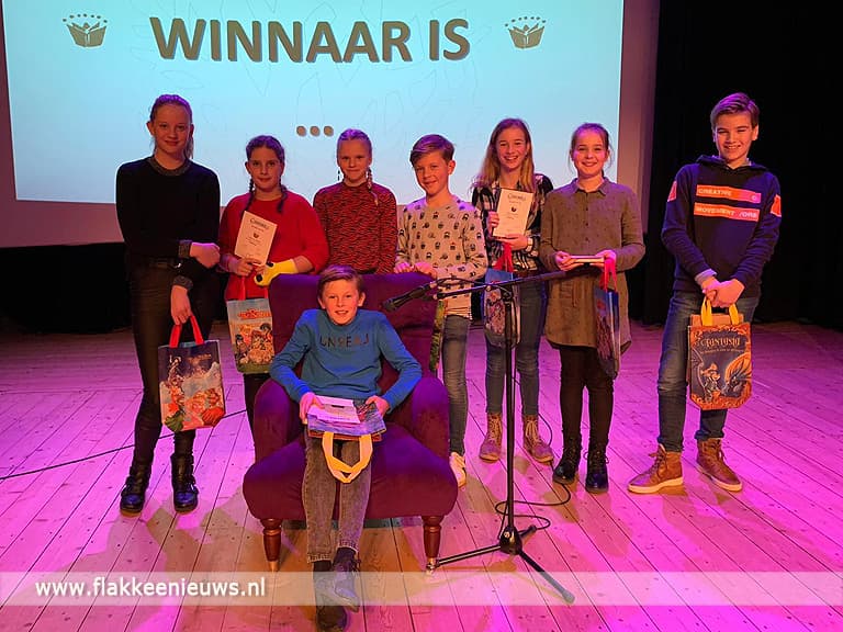 Loek Kant voorleeskampioen van provincie Zuid-Holland