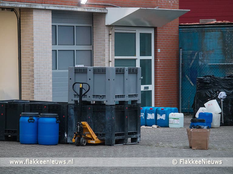 Drugslaboratorium opgerold in Middelharnis
