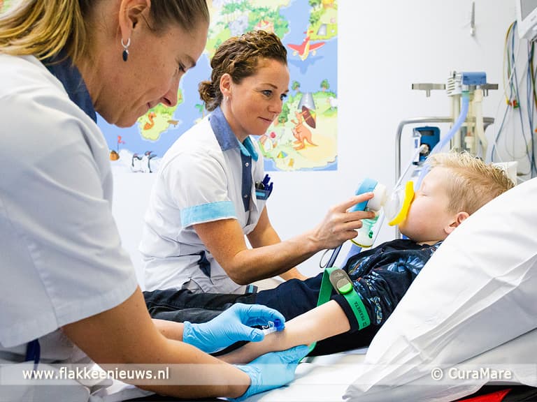 Lachgas voor kinderen in ziekenhuis Dirksland