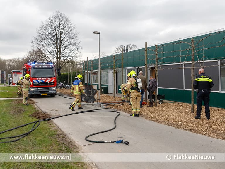 Kleine brand snel onder controle op Hernesseroord