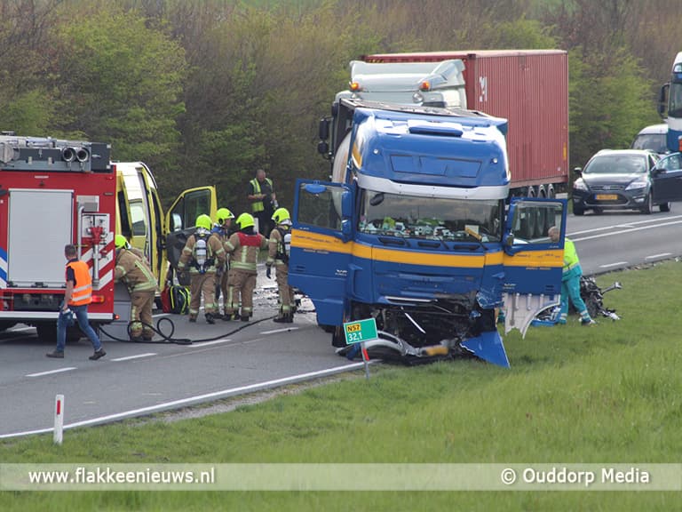 Twee doden bij ongeval N57 Ouddorpse Haven