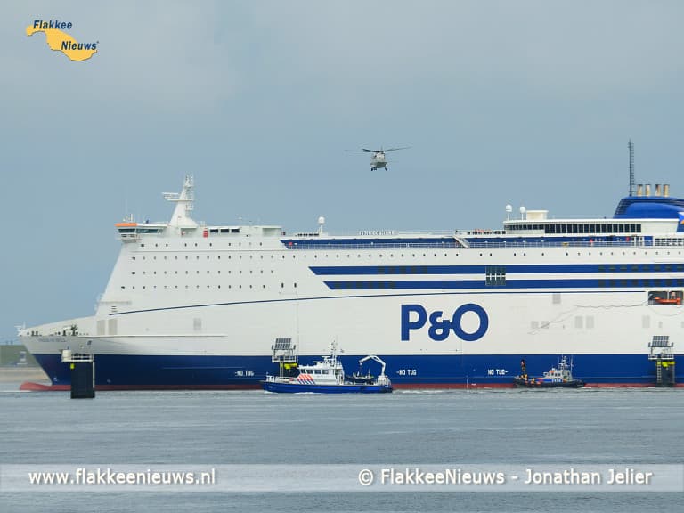 KNRM Stellendam in actie bij evacuatieoefening Maasvlakte