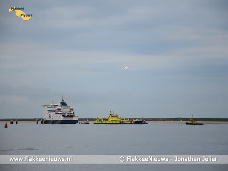 KNRM Stellendam in actie bij evacuatieoefening Maasvlakte