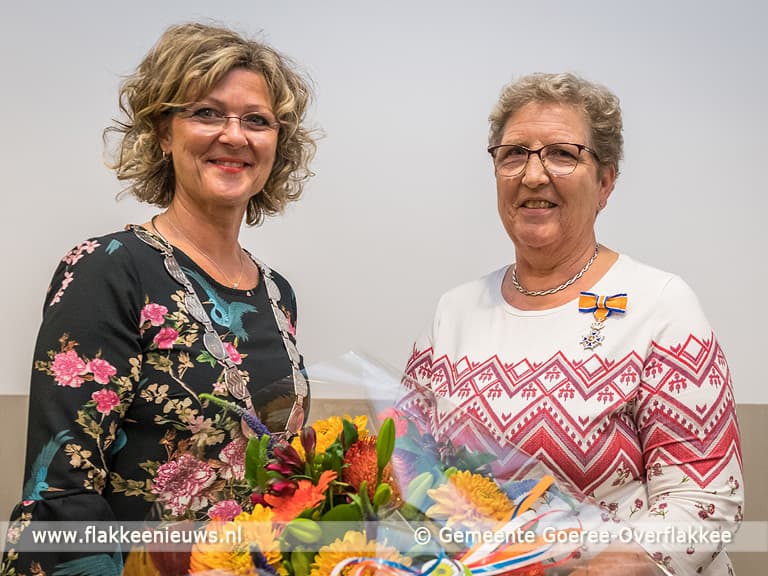 Ankie van Wageningen ontvangt Koninklijke onderscheiding