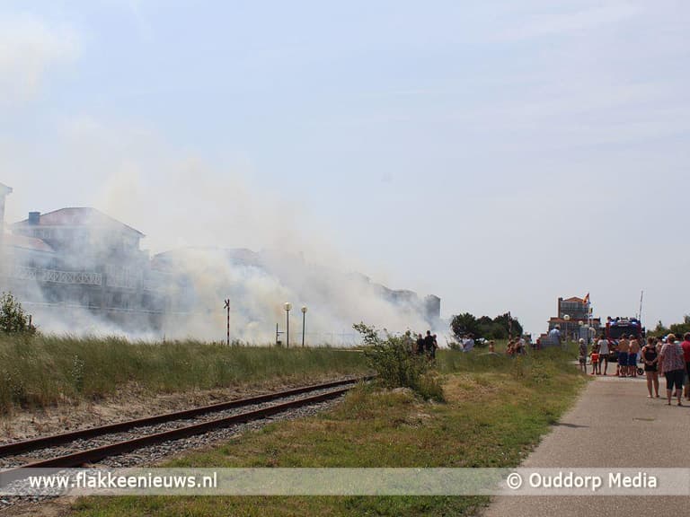 Brandweer rukt uit voor natuurbrand
